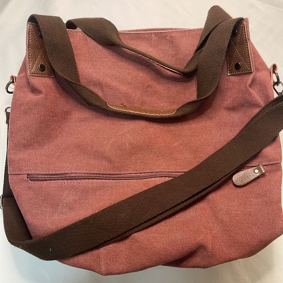 Red canvas style  bag - Picture 1 of 5